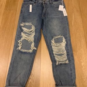 AFRM Cyrus High Waist Ankle Jeans size 27 NWT